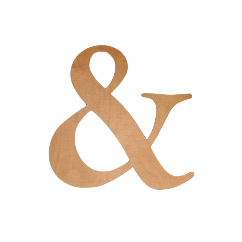 & - Sisustuskirjain LARGE