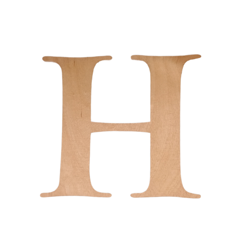 H - Sisustuskirjain LARGE