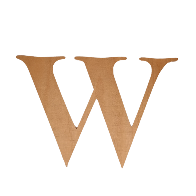 W - Sisustuskirjain LARGE